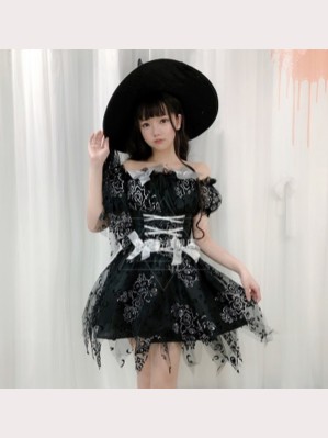 Halloween Witch Magician Lolita Dress (JYF04)